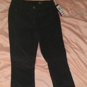 Style & Co corduroy pants (black bootleg)